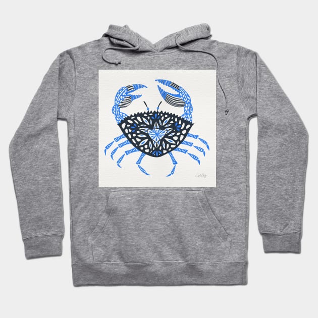 Blue Crab Hoodie by CatCoq